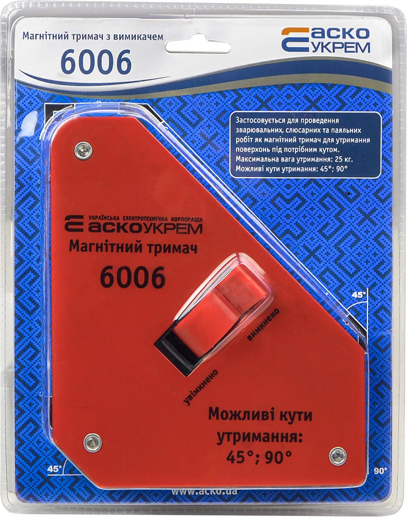 6006 магнітний тримач з перемикачем