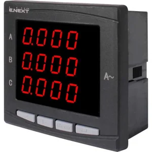 Аналізатор параметрів мережі e.meter.pro.96.m.led 96х96мм, АС 230В, 5А, 0-450В, RS-485