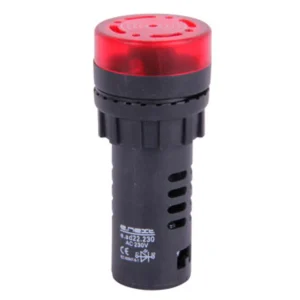 Арматура світлозвукосигнальна аварійна e.ad22.230.buzzer.red Ø22мм 230В АС червона