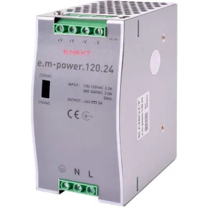 Блок живлення на DIN-рейку e.m-power.120.24 120Вт, DC24В
