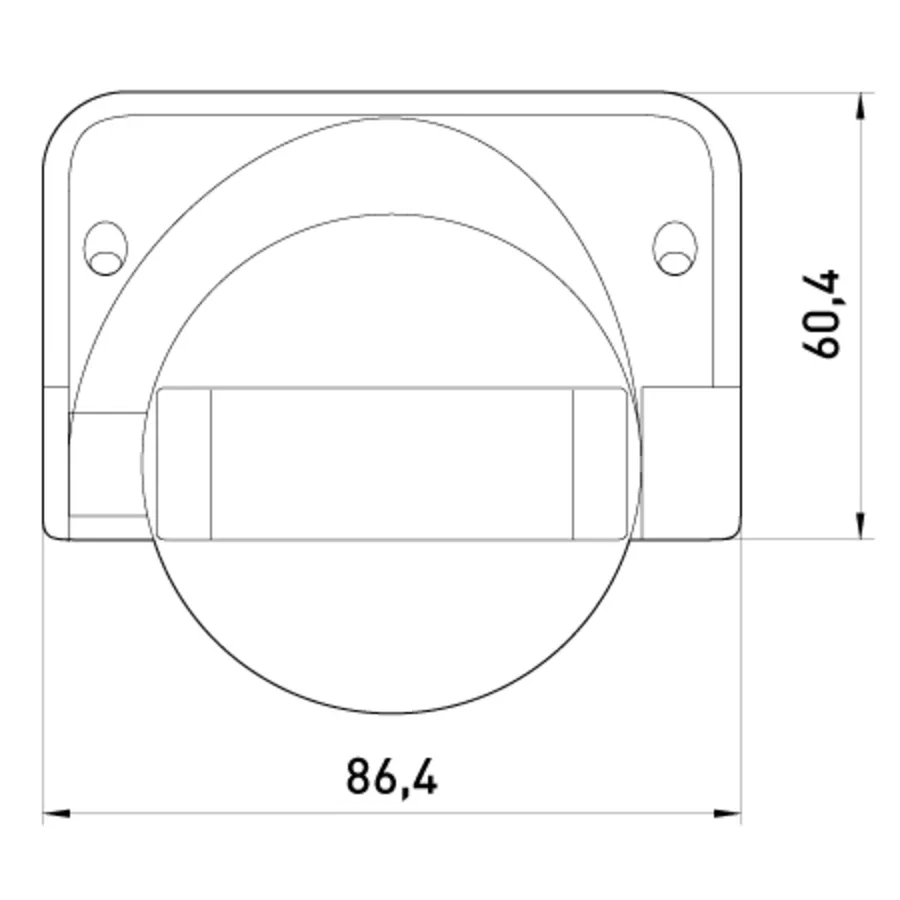Датчик руху інфрачервоний e.sensor.pir.09.black(чорний), 180°, IP44