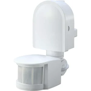 Датчик руху інфрачервоний e.sensor.pir.10F.white(білий), 180°, IP44