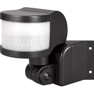 Датчик руху інфрачервоний e.sensor.pir.13.black(чорний)  270°, IP44