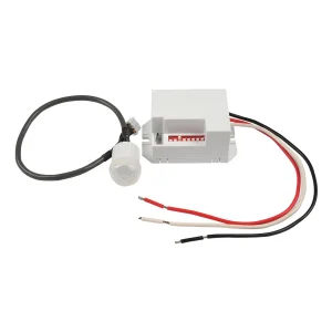 Датчик руху інфрачервоний e.sensor.pir.24.12-24.white,  360°, білий, 12В