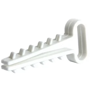 Дюбель - ялинка 14 mm  для плоского проводу e.metiz.dowel.flat.fir.14 ,  100 шт.