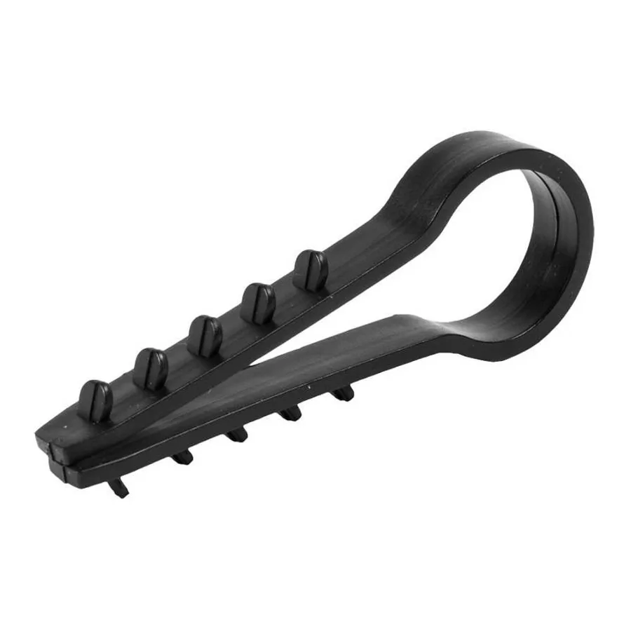 Дюбель - ялинка 16 mm для круглого проводу e.metiz.dowel.fir.black.16, чорний 50 шт.