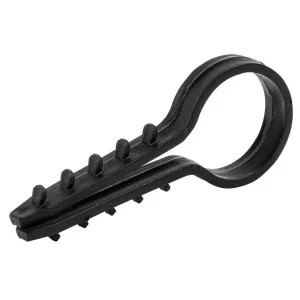 Дюбель - ялинка 20 mm для круглого проводу e.metiz.dowel.fir.black.20, чорний 50 шт.
