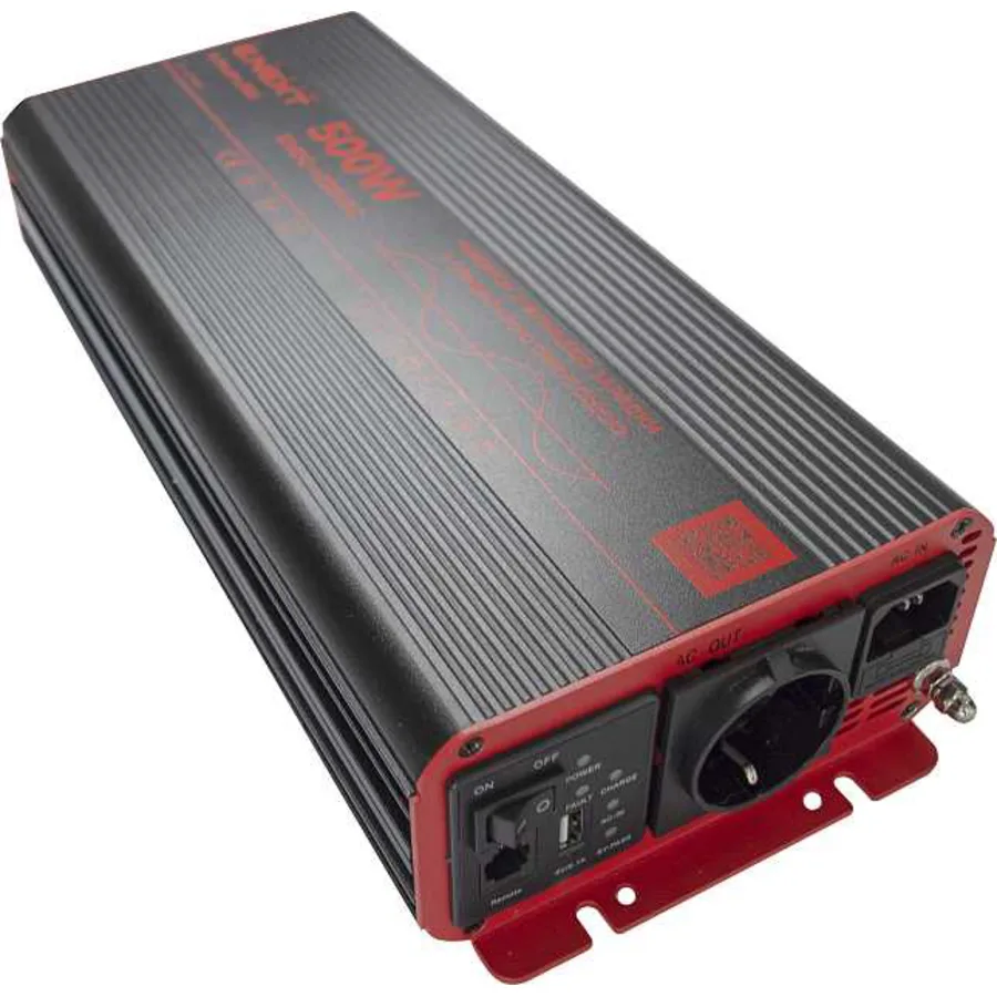 Інвертор з функцією зарядки e.inv.pro.500 12/220В 500Вт, чистий синус