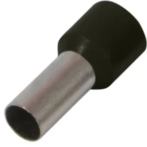 Ізольований наконечник втулковий e.terminal.stand.e1508.black 1,5 кв.мм, чорний, 100шт