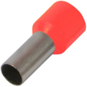 Ізольований наконечник втулковий e.terminal.stand.e1508.red 1,5 кв.мм, червоний, 100шт