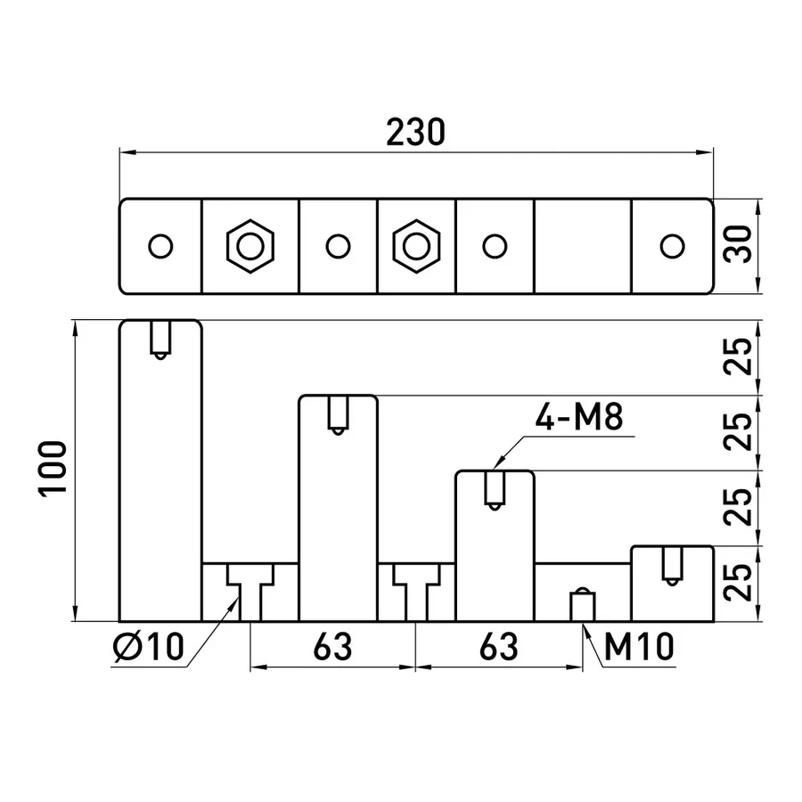 Ізолятор ступінчатий e.step.cj4-30 700A