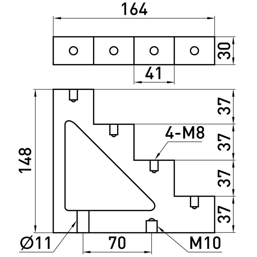 Ізолятор ступінчатий e.step.ct4-40 600A