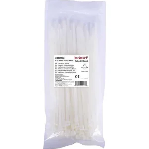 Кабельна стяжка e.ct.stand.1020.9.white (100шт), біла