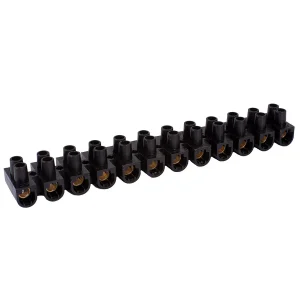 Клемна колодка ділима, 12груп  e.tc.stand.12.25.black, 60 А, чорна