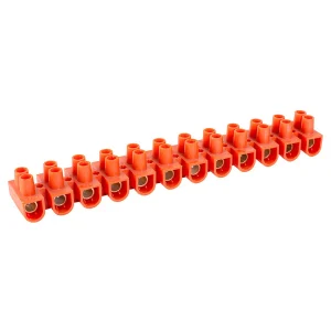 Клемна колодка ділима, 12груп  e.tc.stand.12.25.orange, 60 А, помаранчева