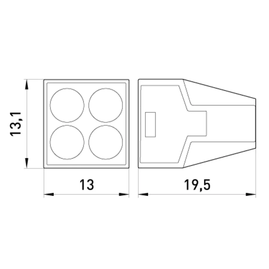 Клемна колодка e.lc.pro.ac.4