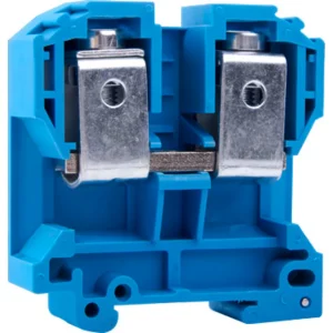 Клемна колодка набірна на DIN-рейку e.tc.din.pro.70.blue, синя, без кришки