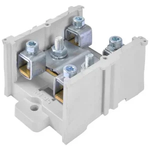 Клемна колодка прохідна e.tc.main.brass.95, 1х95 мм.кв./4х16 мм.кв..,латунний контакт