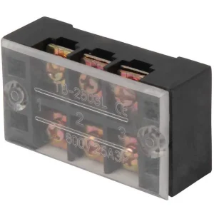 Клемна колодка захищена e.tc.protect.25.3, 25А, 3 полюса