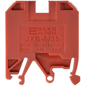 Клемник JXB  6/35 червоний