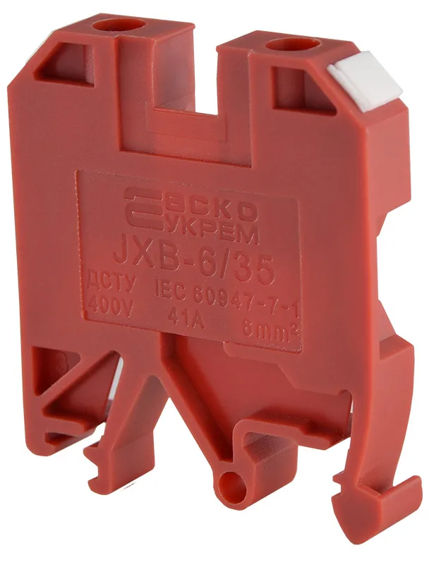 Клемник JXB 6/35 червоний