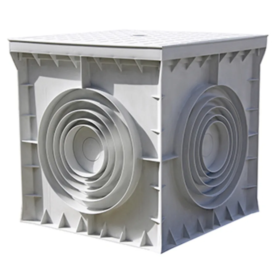 Колодязь кабельний пластиковий e.manhole.400.400.400.cover, 400х400х400мм з кришкою