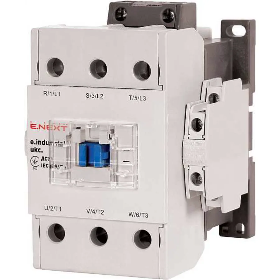 Контактор e.industrial.ukc.40.380, 40А, 380В, 1no+1nc