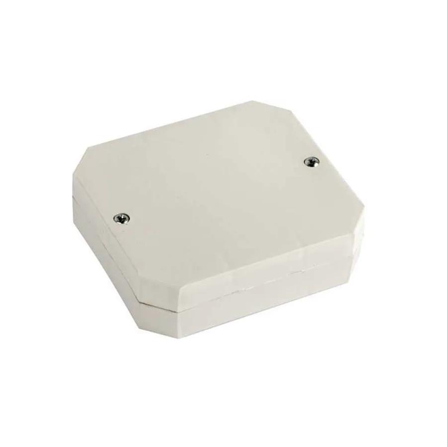 Коробка розподільча e.db.stand.r4.85x85x35K з клемником, 85х85х35 мм, IP 44, Р 4, зовнішня