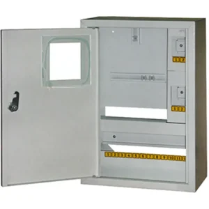 Корпус e.mbox.stand.n.f1.16.z металевий, під 1-ф. лічильник, 16 мод., навісний, з замком