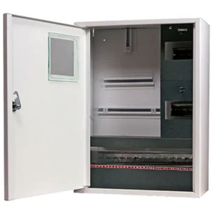 Корпус e.mbox.stand.n.f3.24.z металевий, під 3-ф. лічильник, 24 мод., навісний, з замком