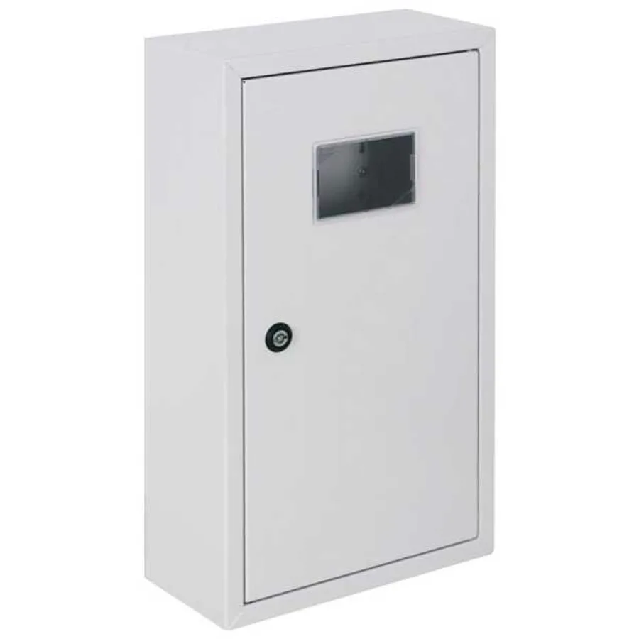 Корпус обліку металевий e.mbox.pro.n.f3.12 IP31 навісний під 3ф лічильник, 12 модулів