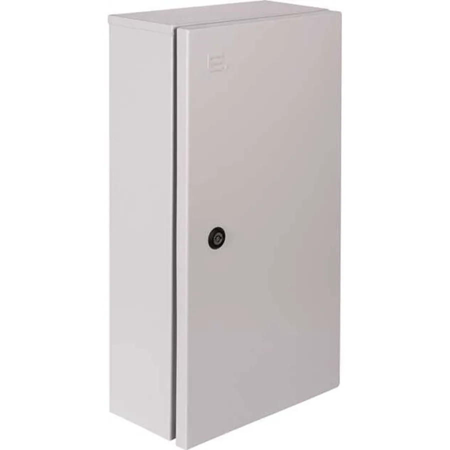 Корпус обліку металевий e.mbox.pro.n.f3.9 IP54 навісний під 3ф лічильник, 9 мод. , з внутр.дверцятами під опломб.