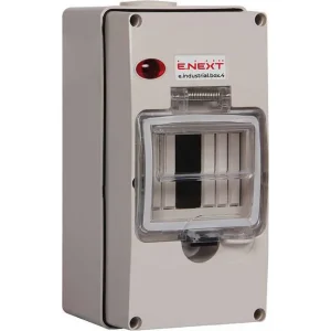 Корпус розподільчий e.industrial.box.4, до 4-х модулів, вологозахищенний, IP65