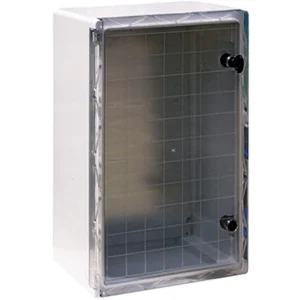 Корпус удароміцний з АБС-пластика e.plbox.500.600.220.tr, 500х600х220мм, IP65 з прозорими дверцятами