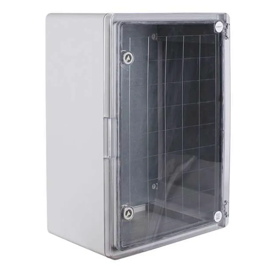 Корпус з ABS-пластику e.plbox.pro.p.60.40.20.tr з прозорими дверцятами 600x400x200мм ІР65