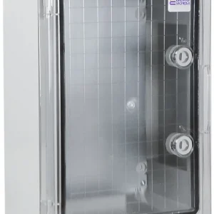 Корпус з АБС-пластику, прозорі дверцята, 25*35*15, ІР65, серії UBox