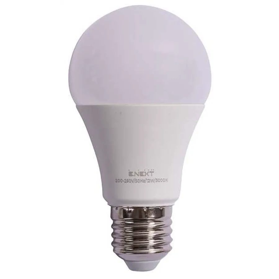 Лампа світлодіодна e.LED.lamp.A60.E27.12.3000, 12Вт, 3000К