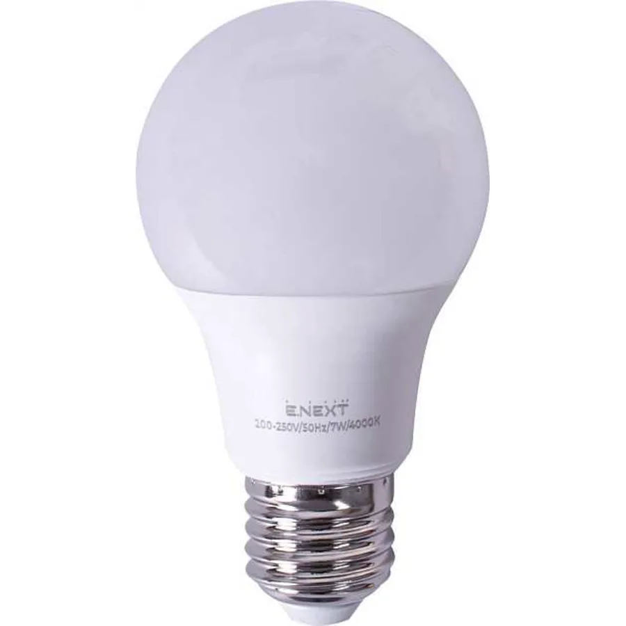 Лампа світлодіодна e.LED.lamp.A60.E27.7.4000, 7Вт, 4000К