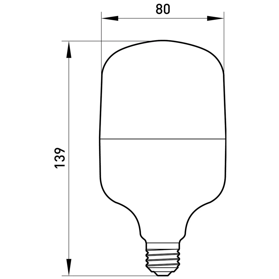 Лампа світлодіодна e.LED.lamp.HP.E27.20.4000