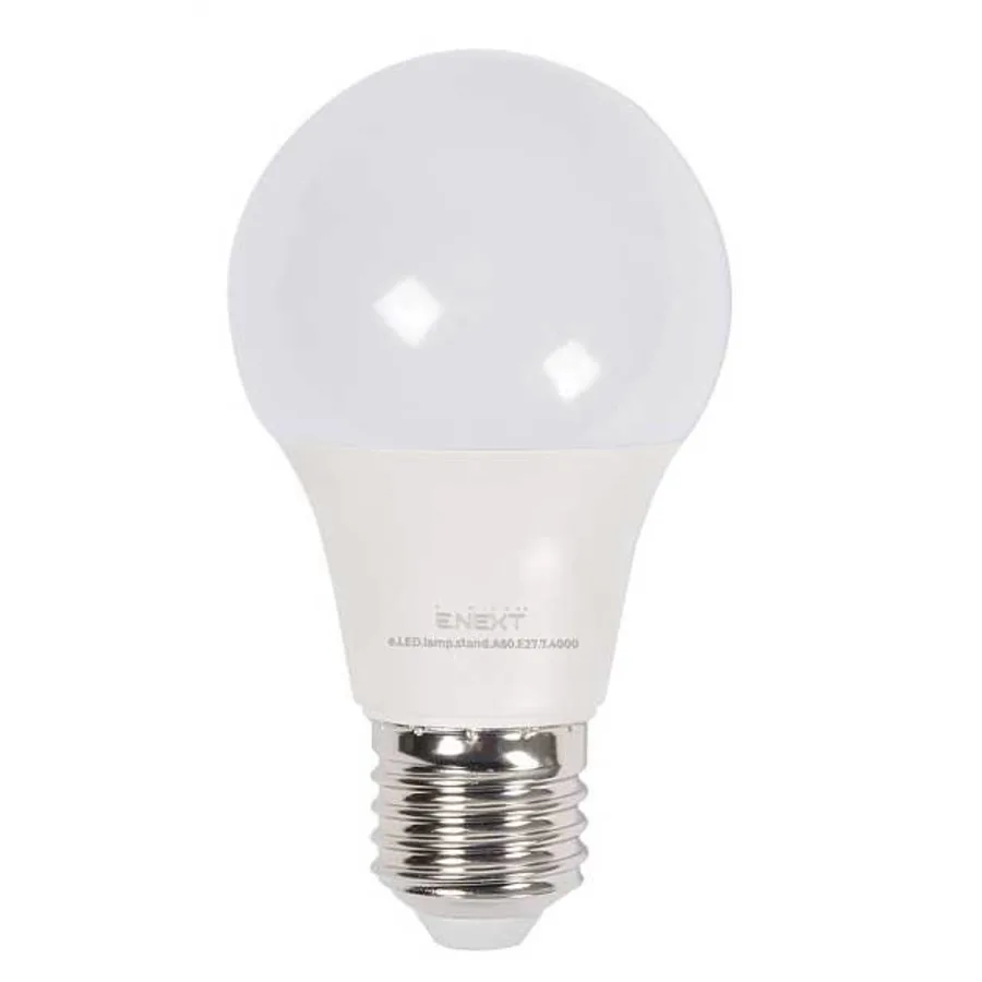 Лампа світлодіодна e.LED.lamp.stand.A60.E27.7.4000, 7Вт, 4000К 110лм/Вт