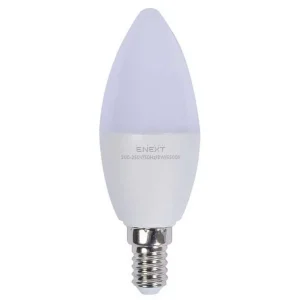 Лампа світлодіодна e.LED.lamp.stand.B35.E14.8.6500, 8Вт, 6500К 110лм/Вт