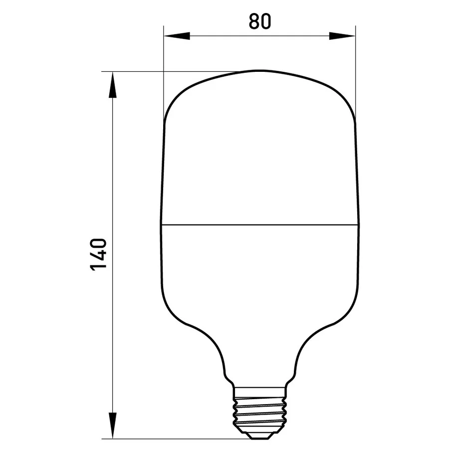 Лампа світлодіодна e.LED.lamp.stand.HP.E27.20.6500, 20Вт, 6500К 110лм/Вт