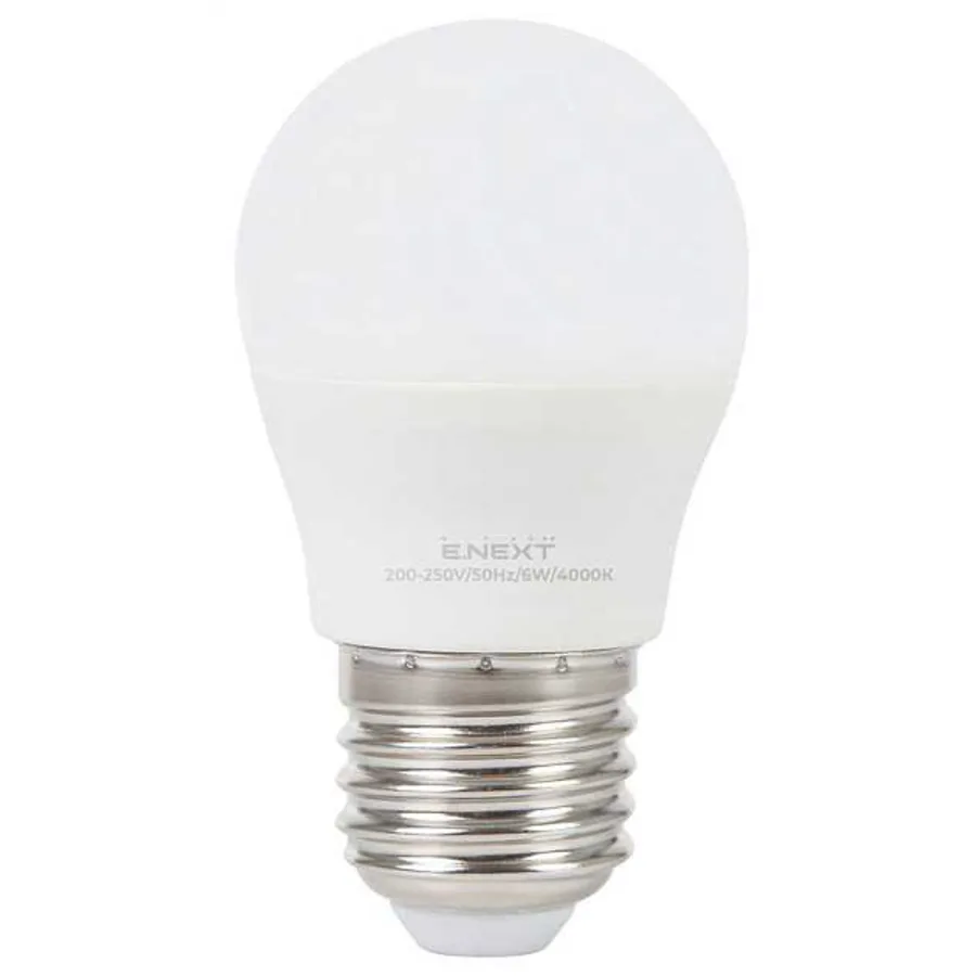 Лампа світлодіодна e.LED.lamp.stand.P45.E27.6.4000, 6Вт, 4000К 110лм/Вт