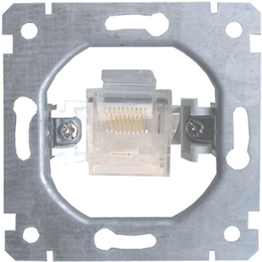 Механізм e.mz.16112.rj.45 розетки одинарної комп'ютерної під Jack RJ45