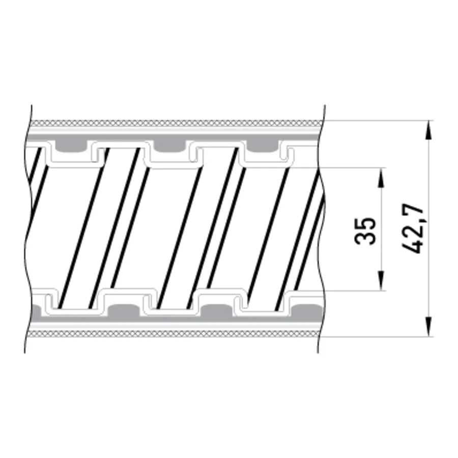 Металорукав e.met.sleeve.stand.proof.braid.32 ізольований, в металевій оплітці (25м)