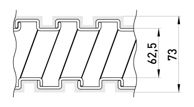 Металорукав e.met.sleeve.stand.proof.slfs.63 оцинкований, ізольований (20м) - габаритні розміри