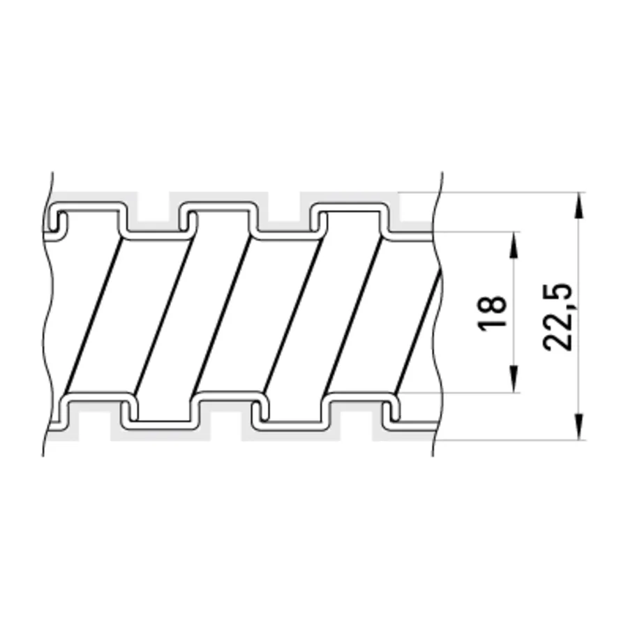 Металорукав e.met.sleeve.stand.proof.slhf.18 ізольований, нг-HF (50м)