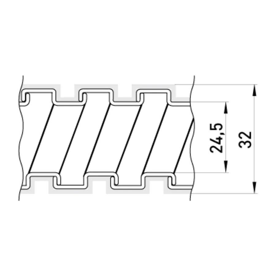 Металорукав e.met.sleeve.stand.proof.slhf.25 ізольований, нг-HF (50м)