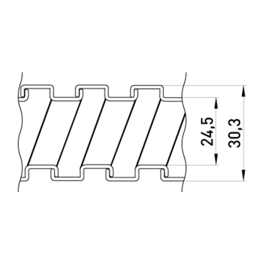 Металорукав e.met.sleeve.stand.sldx.25 оцинкований, сухий (50м)