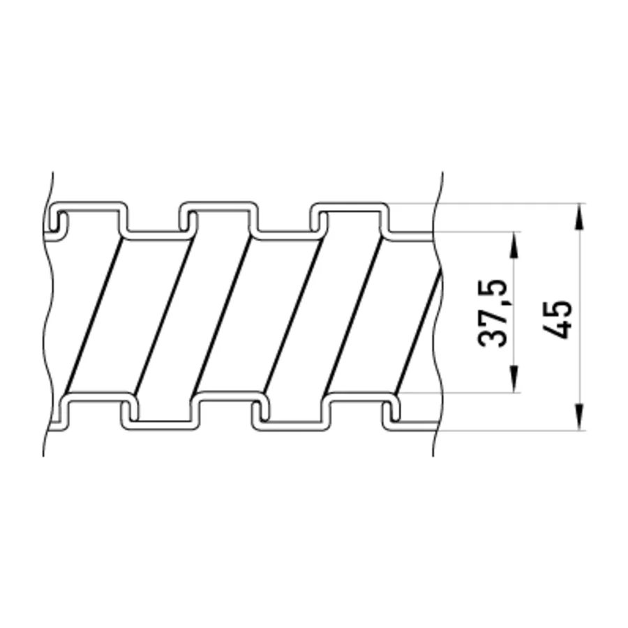 Металорукав e.met.sleeve.stand.sldx.38 оцинкований, сухий (25м)